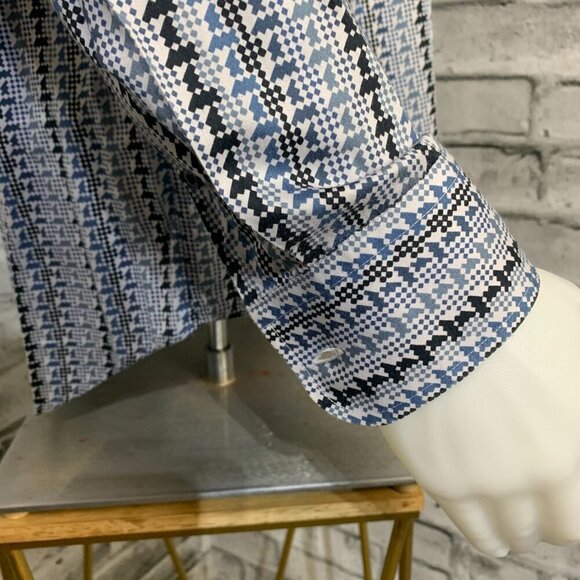 Etro Geometric Print Casual Button Down Shirt - Picture 4 of 13
